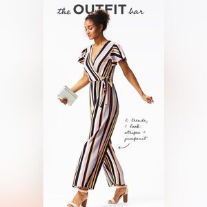 NWT Multicolor Striped Women's Jumpsuit